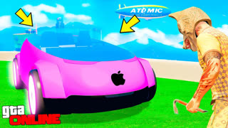 GTA 5 - УКРАЛ НОВЫЙ APPLE CAR ИЗ БУДУЩЕГО! - БИТВА ВОРОВ В ГТА 5 ОНЛАЙН