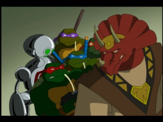 Мутанты черепашки ниндзя. Новые приключения! (2 сезон 5 серия) - Черепашки в космосе (5 часть). Трицератонские Войны