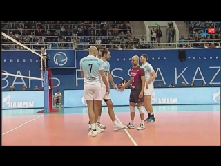 Волейбол  ЧР 2017-2018 Зенит-Казань (Казань) – Локомотив (Новосибирск) 23.09.2017