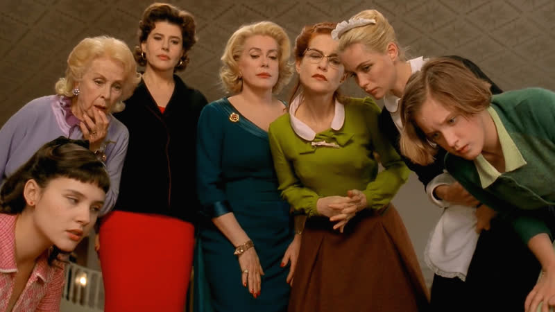 ᴴᴰ 8 женщин / 8 femmes (2002) Франсуа Озон (комедия, экранизация) 1080p
